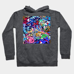 Colorful Graffiti Hoodie